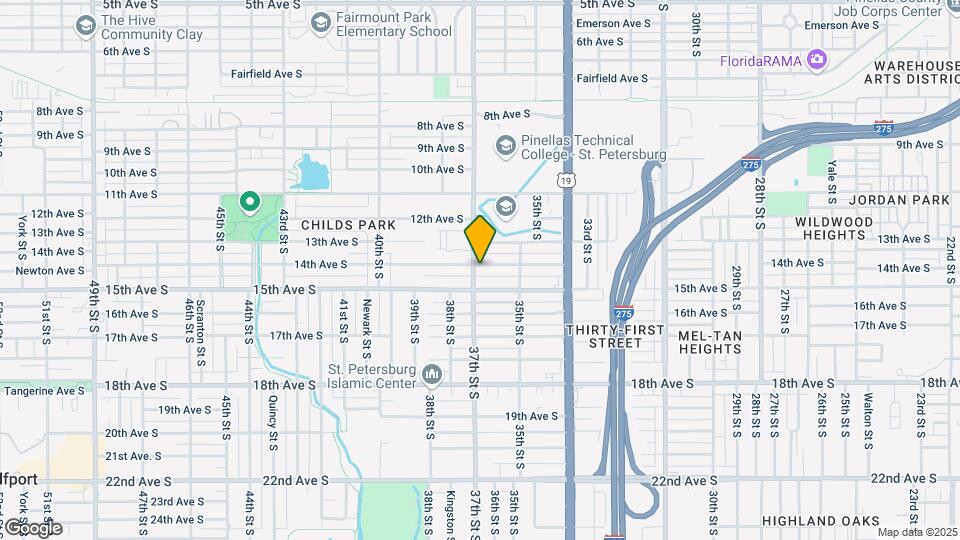 1400 37th St S Map and Location Details