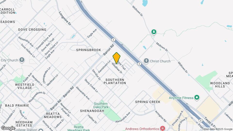 4001 Windfree Dr Map and Location Details