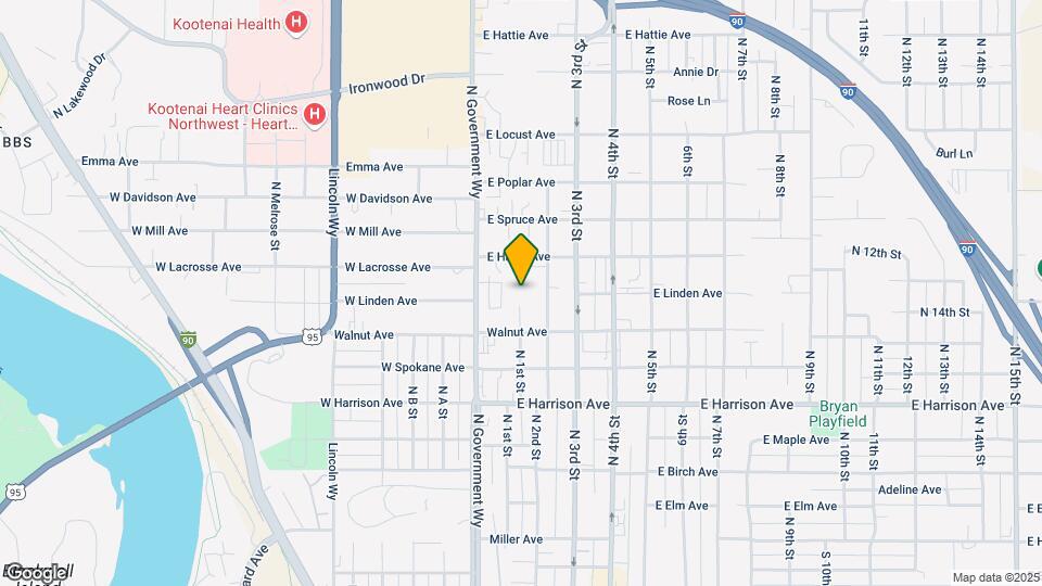 1428 N 1st St Mapa y Detalles de la Ubicación