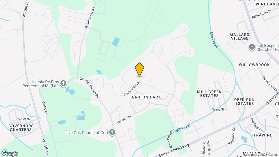 616 Piedmont Ave Map and Location Details