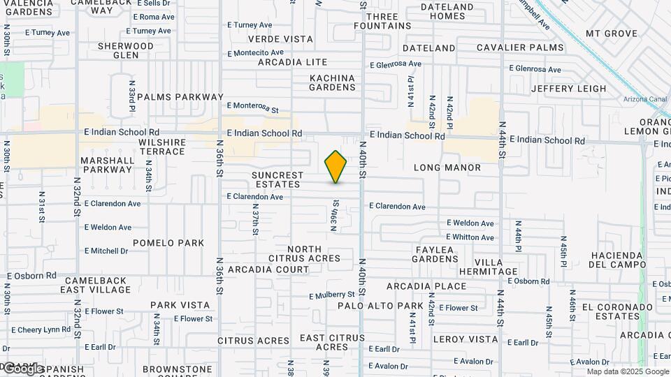 3911 E Fairmount Ave Map and Location Details
