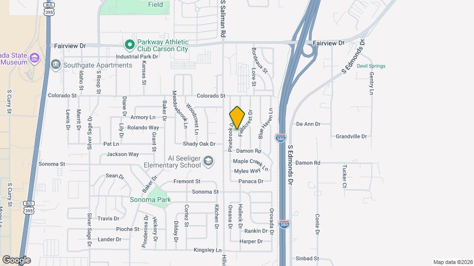 2596 Fieldcrest Dr Map and Location Details