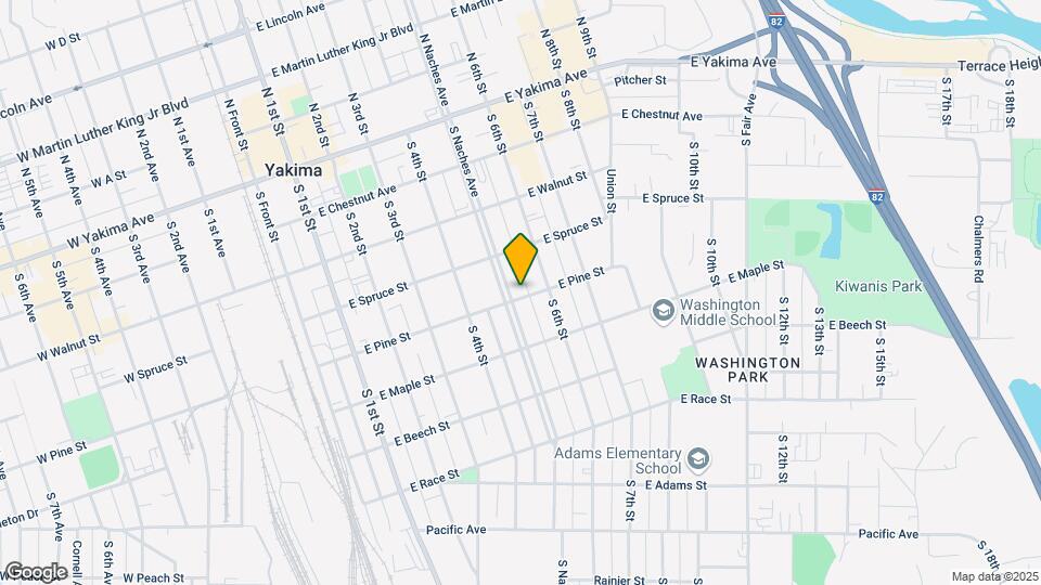 315 S Naches Ave Map and Location Details