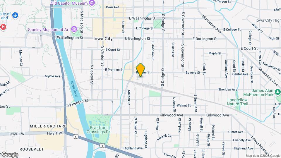 631 S Van Buren St Map and Location Details