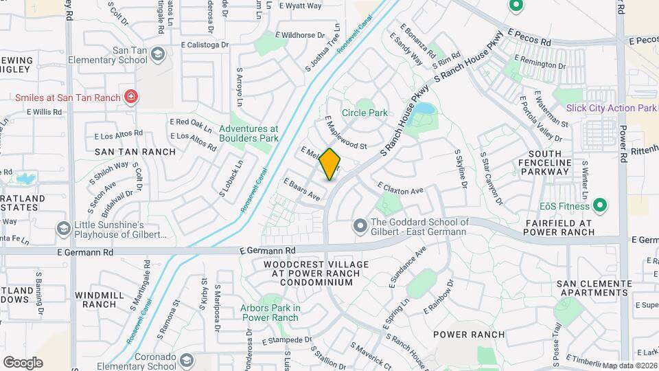 3934 E Battala Ave Map and Location Details