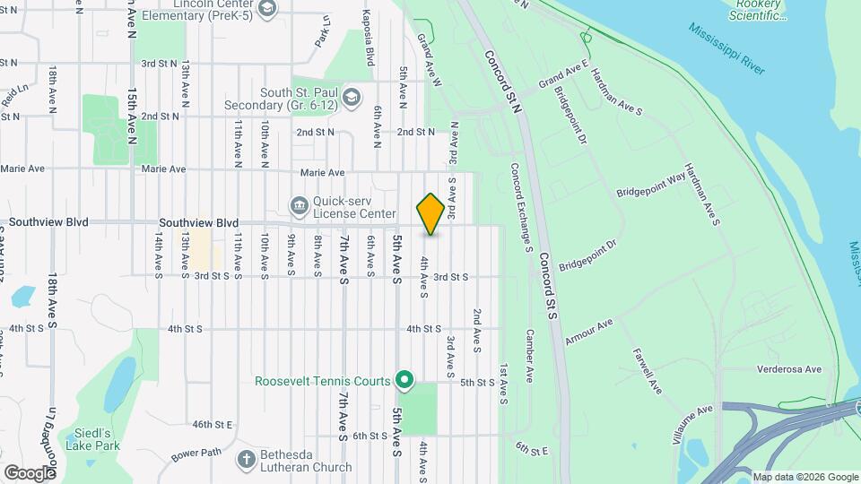 219 4th Ave S, Unit 1 Map and Location Details