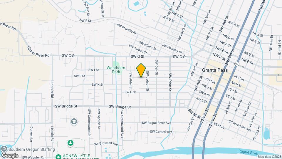 1019 SW J St Map and Location Details