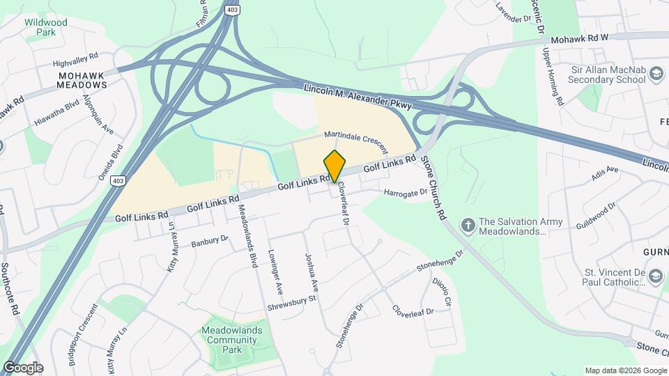 990 Golf Links Rd Map and Location Details