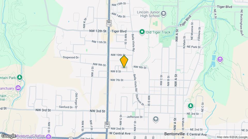 804 NW 8 St Map and Location Details