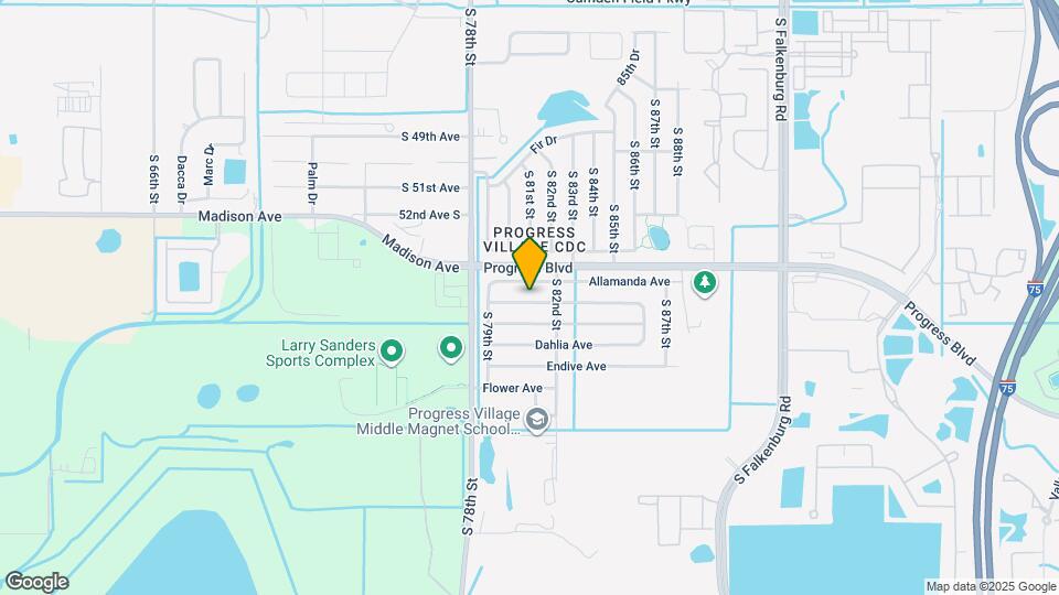 7916 Bahia Ave Map and Location Details