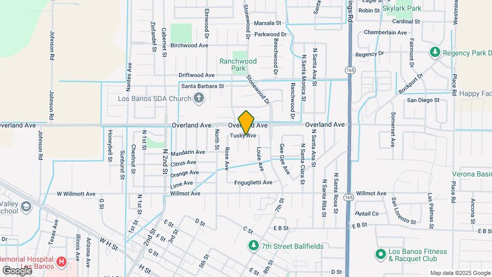 673 Tusky Ave Map and Location Details