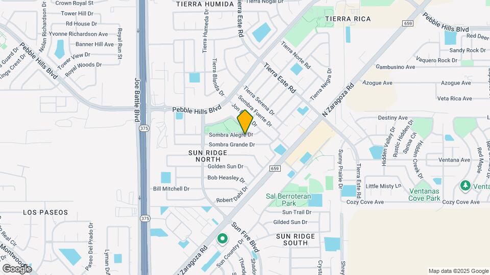 12444 Sombra Alegre Dr Map and Location Details