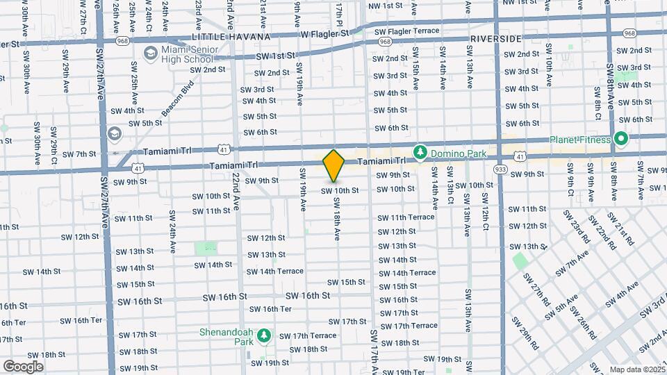 1801 SW 10th St, Unit 1801 Map and Location Details