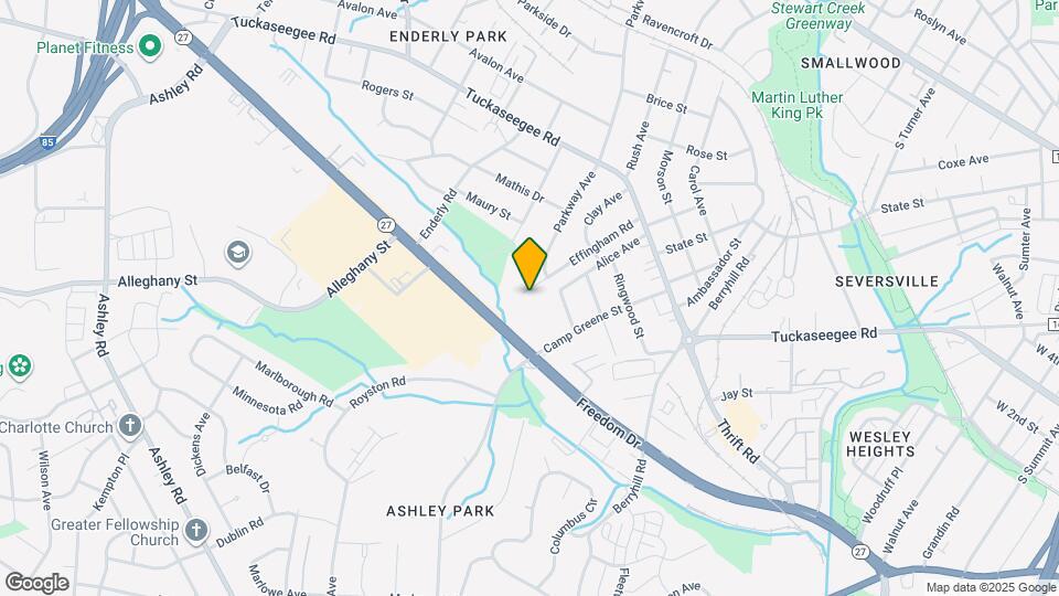 1521 Effingham Rd Map and Location Details