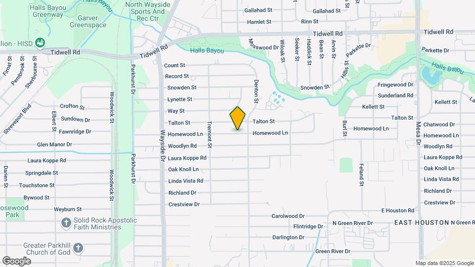 8155 Homewood Ln Map and Location Details