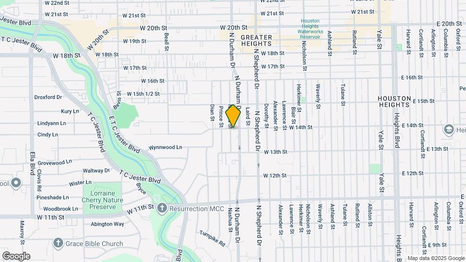 1514 W 14th St Map and Location Details
