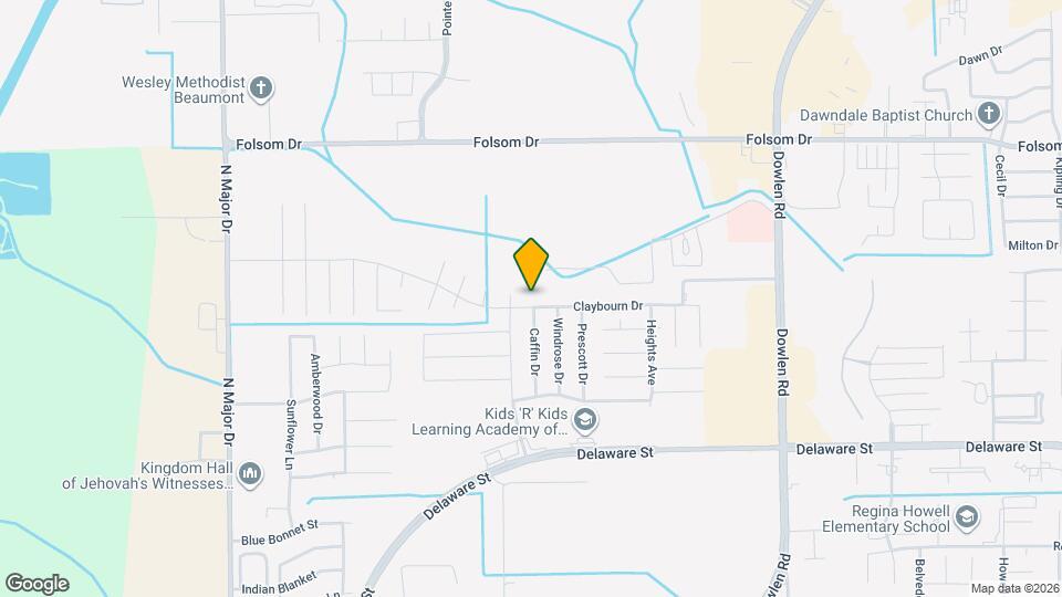 6470 Claybourn Dr Map and Location Details