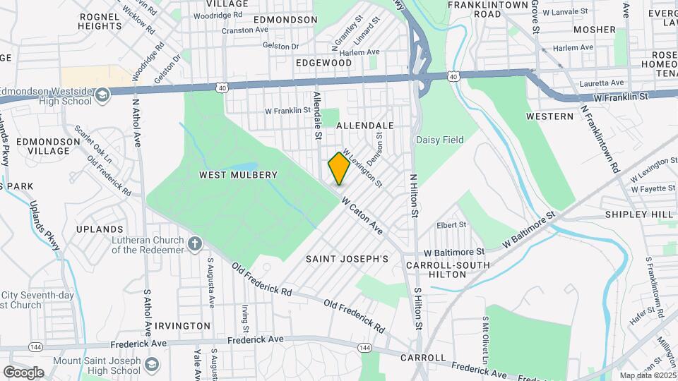 102 Denison St, Unit 1 Map and Location Details