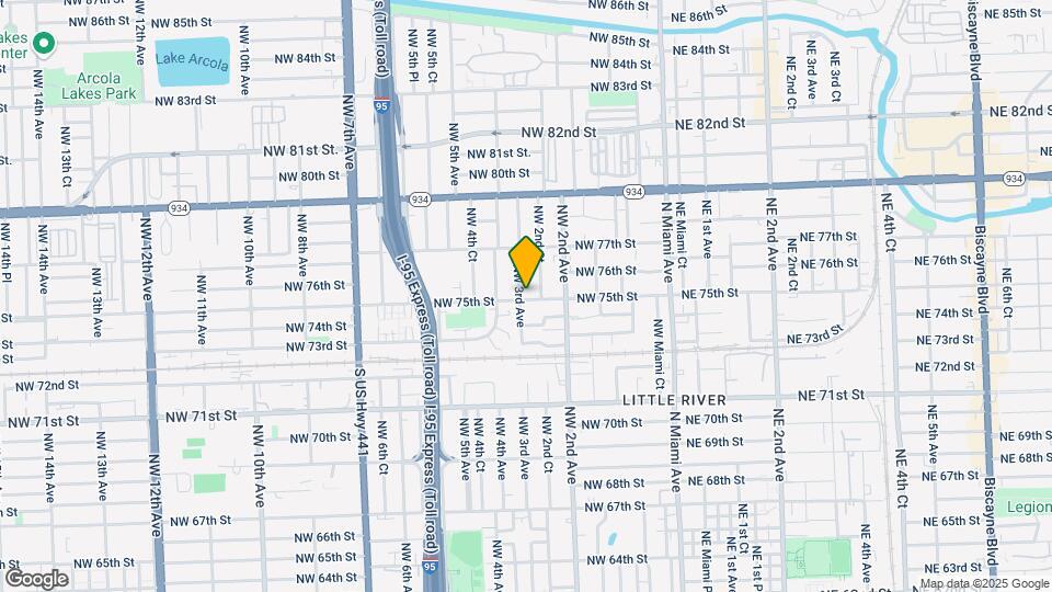 277 NW 75th St-Unit -1 Map and Location Details