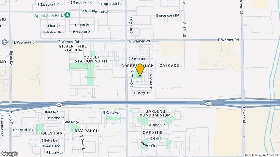 1061 S Hawk Ln Map and Location Details