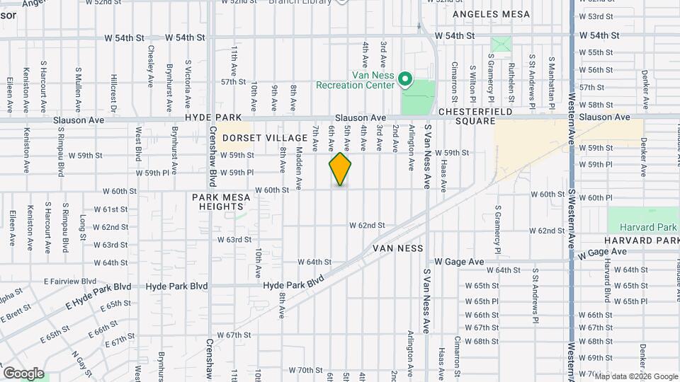 2708 W 60th St Map and Location Details