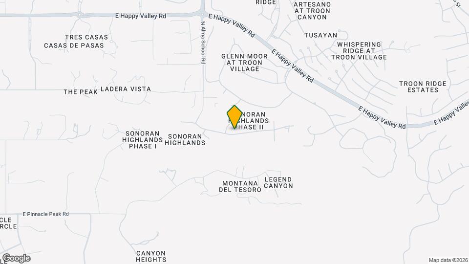 24200 N Alma School Rd Map and Location Details