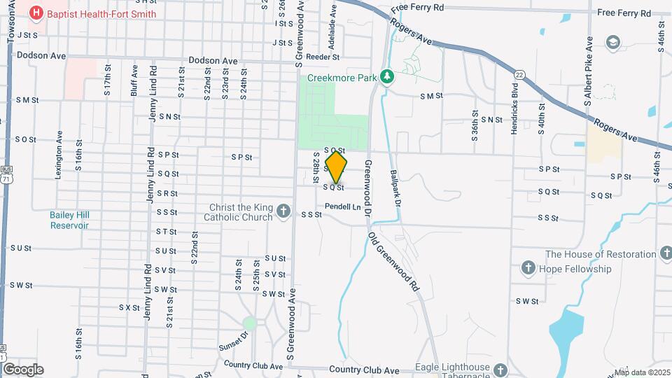 2904 S Q St Map and Location Details
