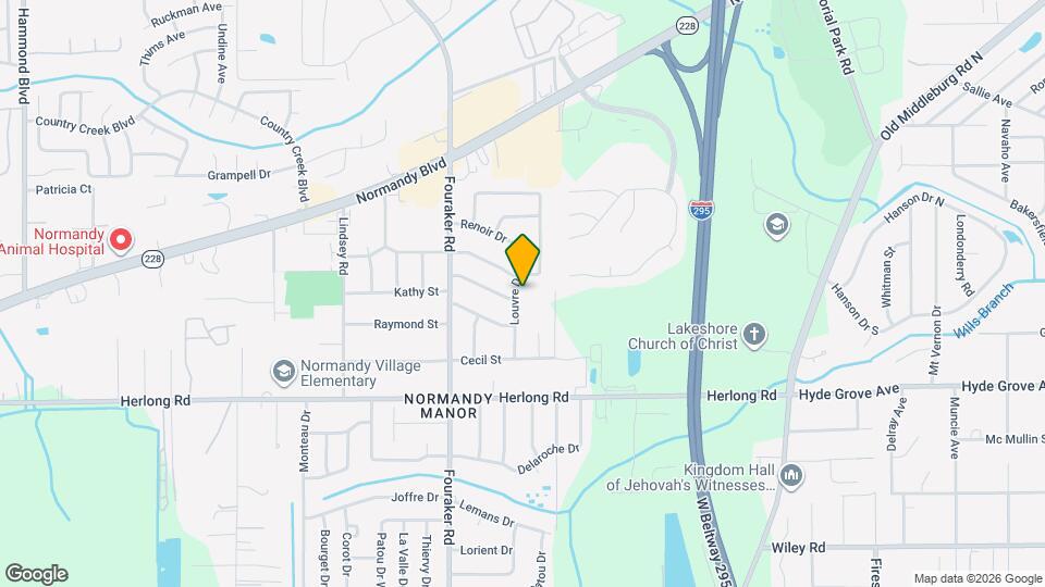 1773 Louvre Dr Map and Location Details