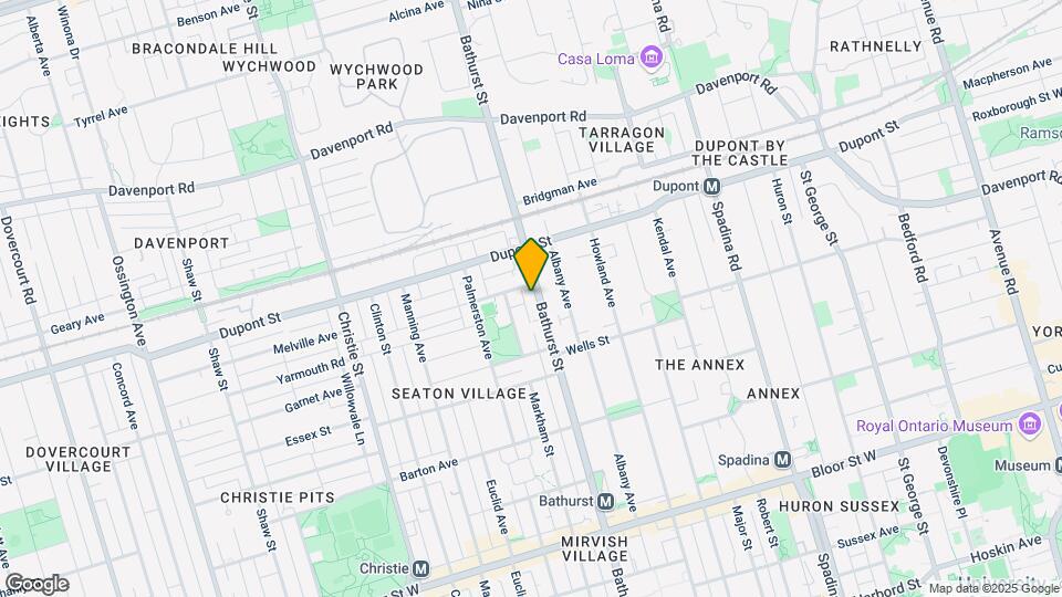 1046 Bathurst St Map and Location Details