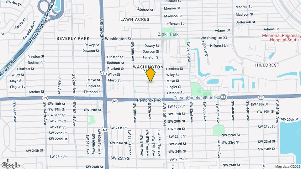 5685 Flagler St Map and Location Details