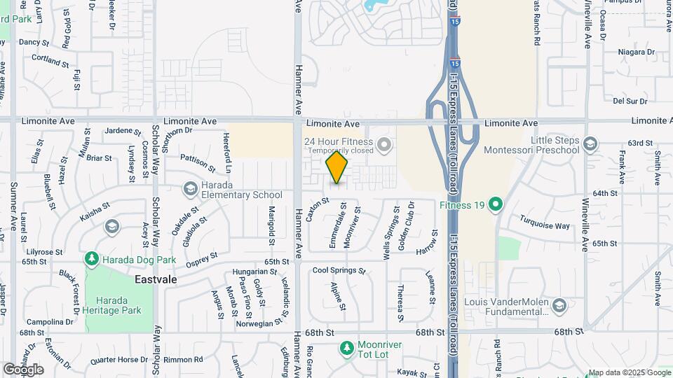 6395 Delgado Ln Map and Location Details