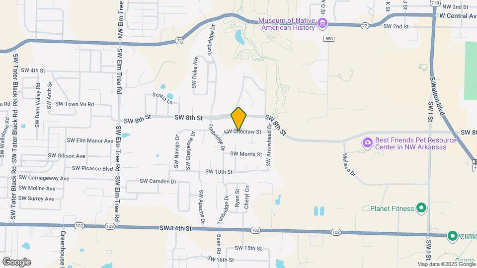 2411 SW Choctaw St Map and Location Details