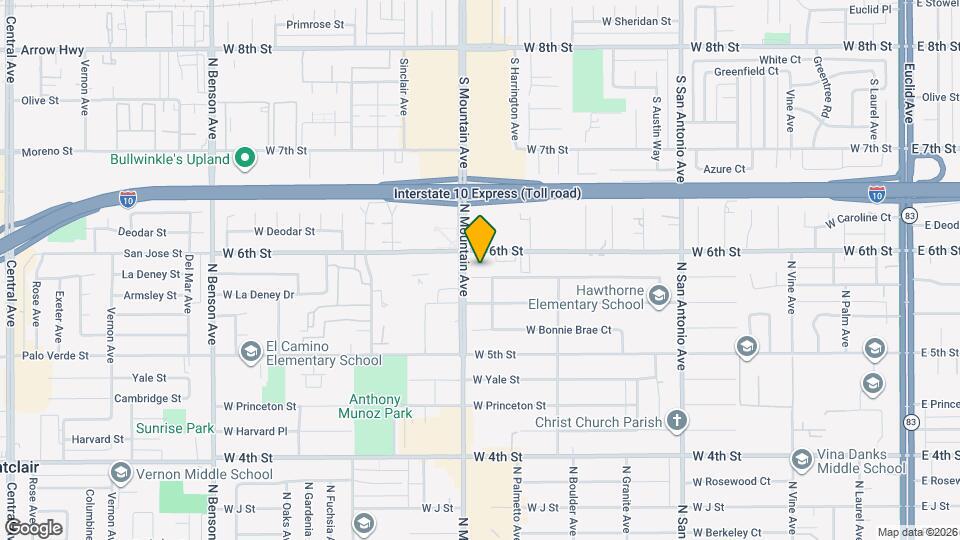 1050 W La Deney Dr Mapa y Detalles de la Ubicación