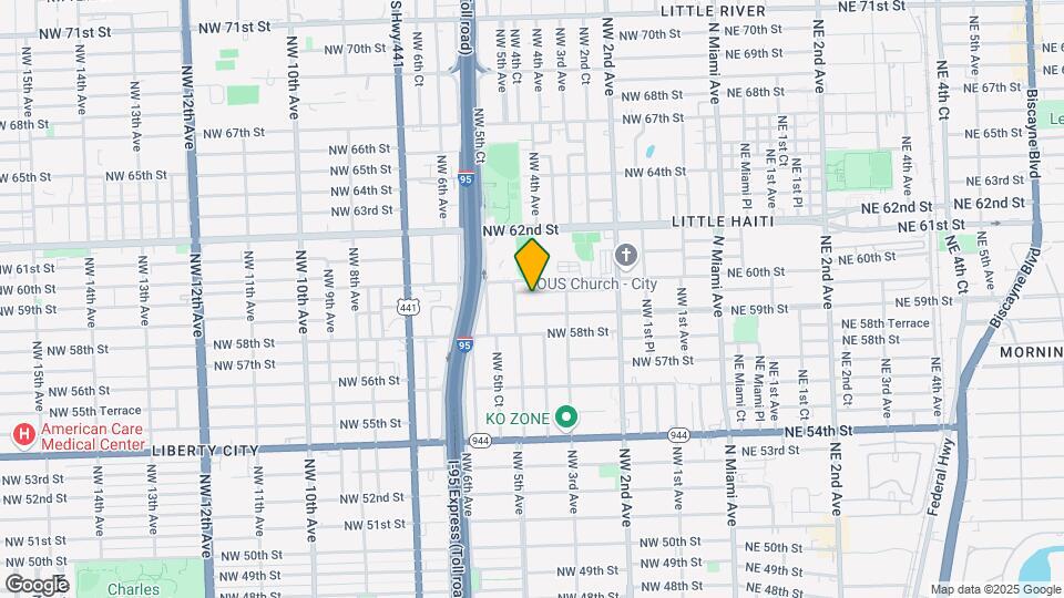 420 NW 59th Terrace Map and Location Details