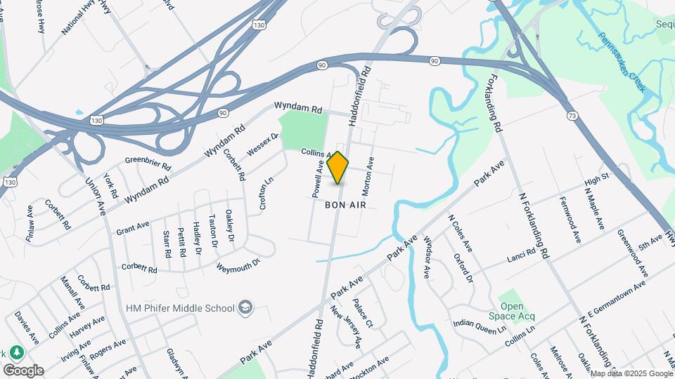 2821 Haddonfield Rd Map and Location Details