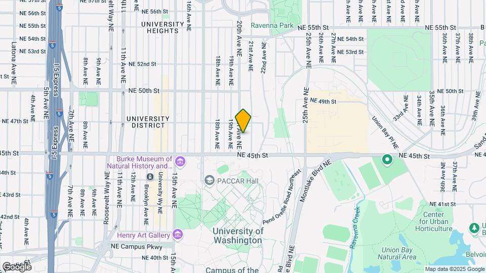 4532 20th Ave NE Mapa y Detalles de la Ubicación