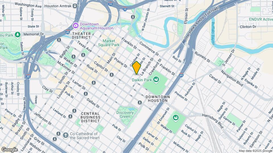 CATALYST Houston Mapa y Detalles de la Ubicación