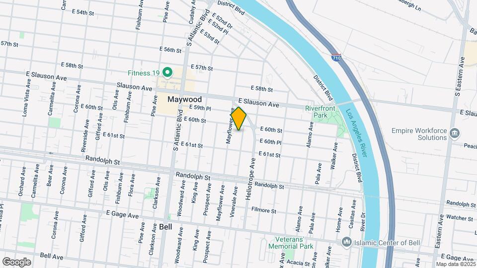 6015 Vinevale Ave Mapa y Detalles de la Ubicación