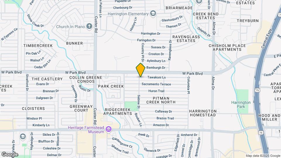 1728 Tawakoni Ln Map and Location Details