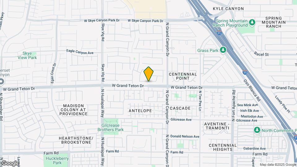 9707 Canyon Landing Ave Map and Location Details