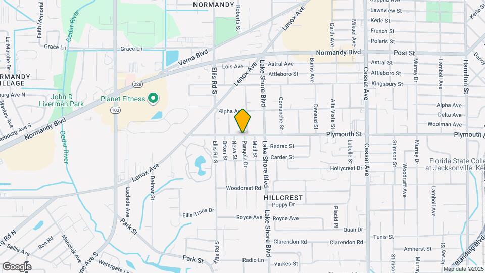 5504 Plymouth St Map and Location Details