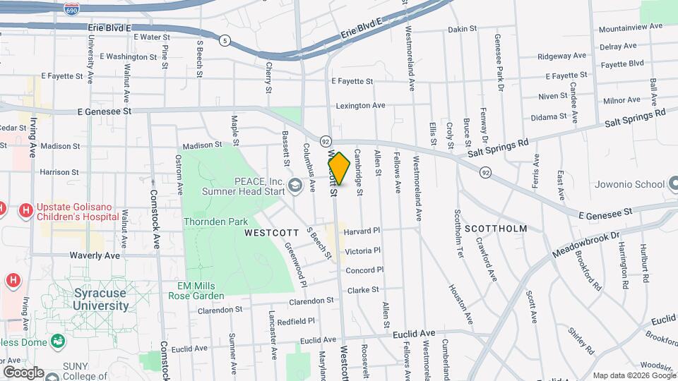 421 Westcott St Mapa y Detalles de la Ubicación