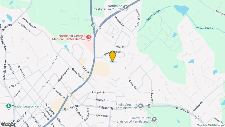 125 Shenandoah Dr Map and Location Details