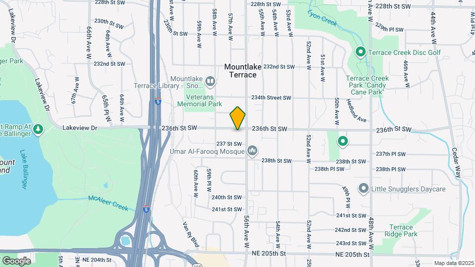 5606 236th St SW Map and Location Details