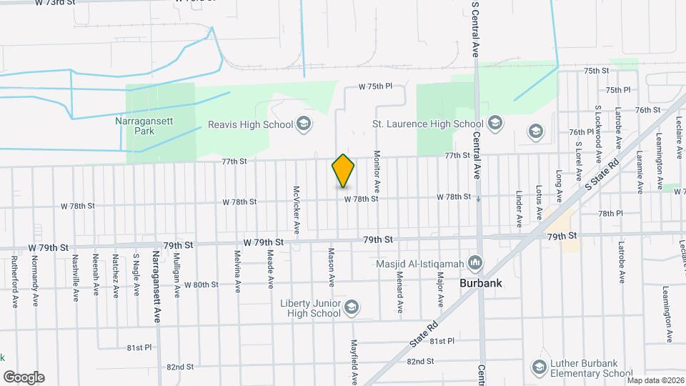 7769 Mason Ave Map and Location Details