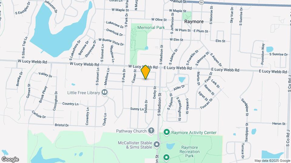 411 Bluegrass Dr Map and Location Details