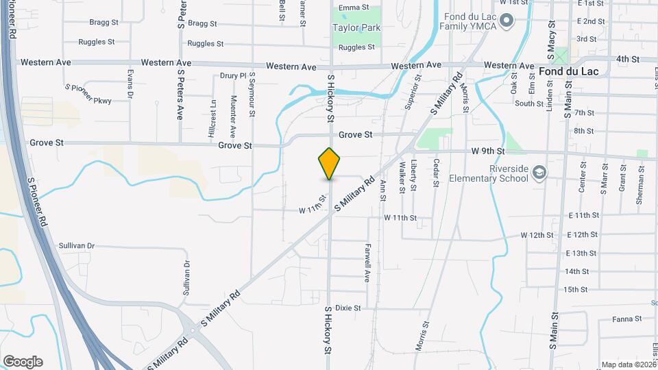 396 S Hickory St Map and Location Details