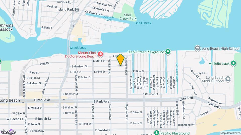 550 E Harrison St Map and Location Details