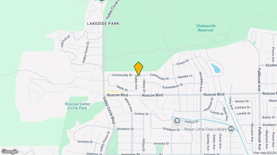 8422 Fable Ave Map and Location Details