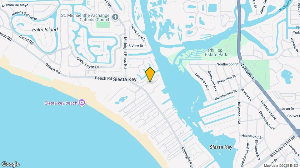 1272 Siesta Bayside Dr Mapa y Detalles de la Ubicación